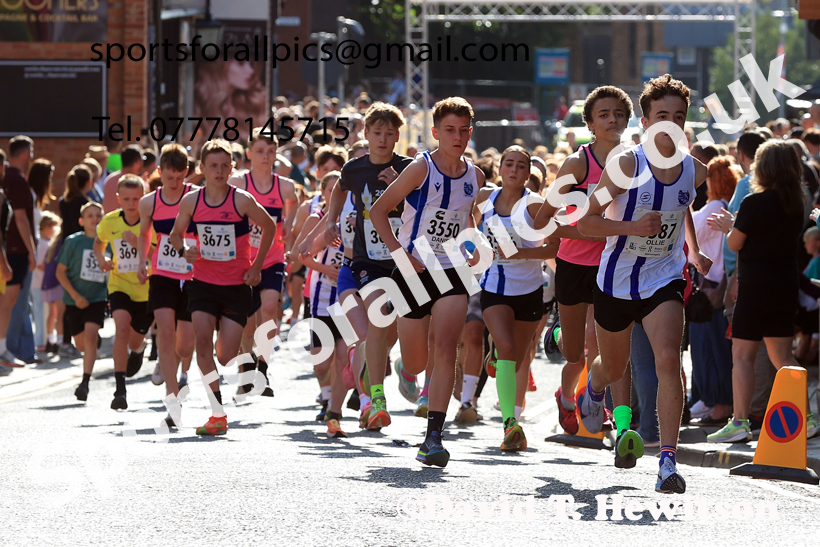 Darlington 3k Road Race, 2026 Darlington 10k 5k and 3k Road Race, Sunday, August 2nd. Photo: David T. Hewitson/Sports for All Pics